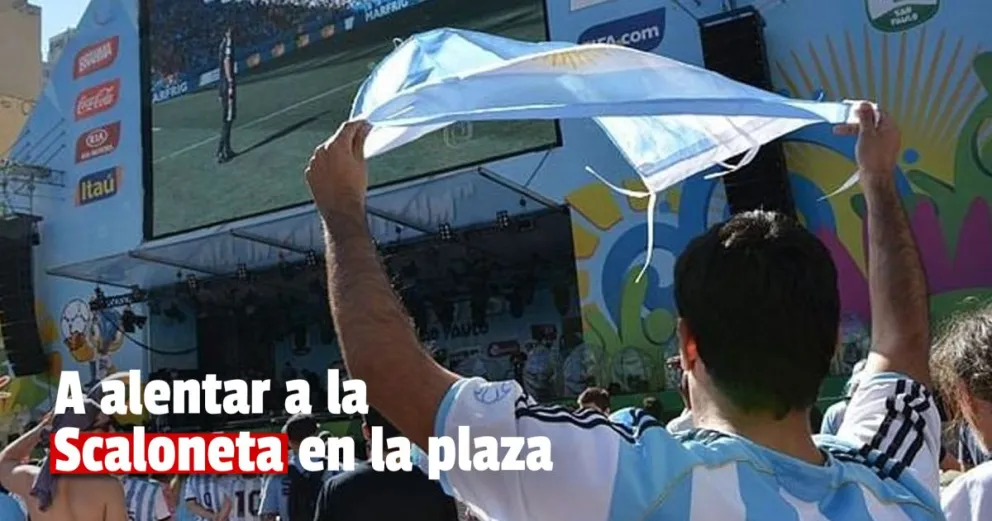 Un departamento sanjuanino podrá ver el partido de la Selección en pantalla gigante 