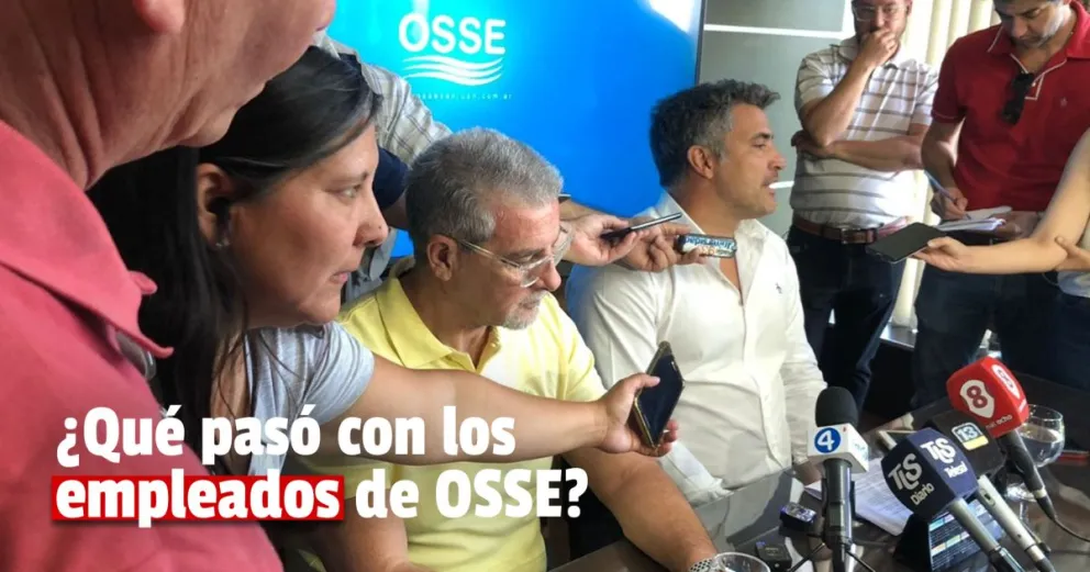 Tres empleados de OSSE fueron echados y serán denunciado penalmente 