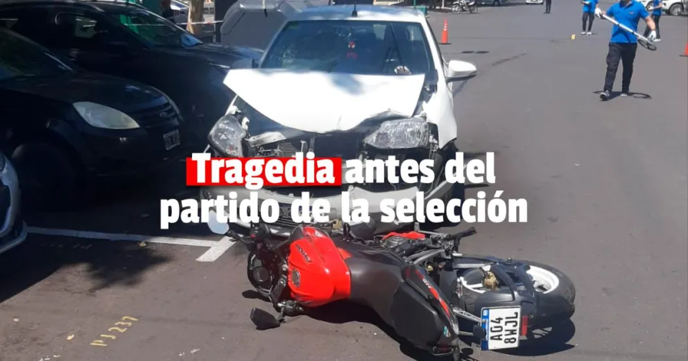 Un motociclista murió tras impactar con un auto en Capital 