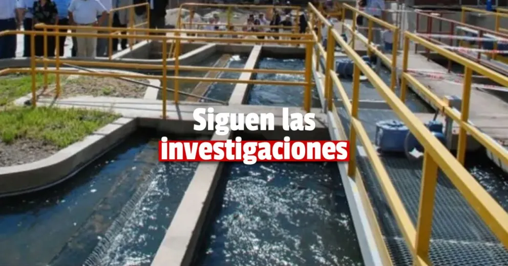 Planta de OSSE: la UFI realizó una inspección ocular para esclarecer el hecho 