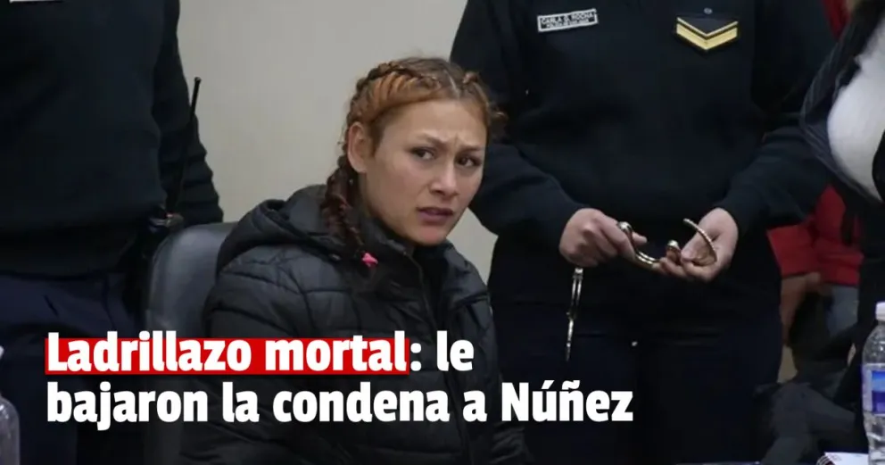 Le bajaron la pena a la mujer que mató de un ladrillazo a su ex