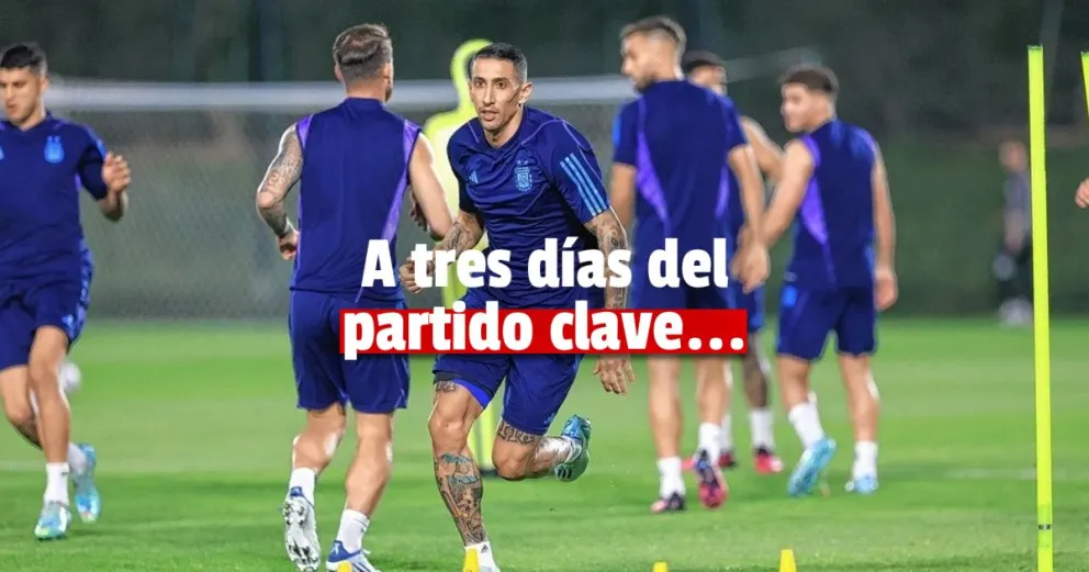 La Scaloneta ya se entrena pensando en la final