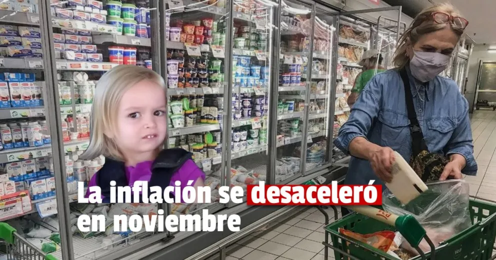 La inflación fue de 4,9% en noviembre y acumula 92,4% en doce meses