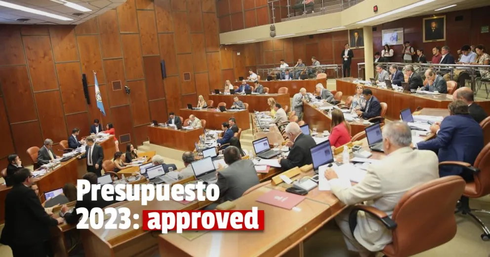 Cámara de Diputados: aprobaron por unanimidad el Presupuesto Provincial 2023