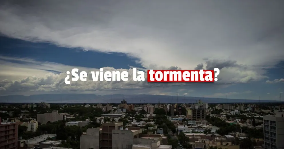 Anuncian un alerta meteorológico por tormentas en todo el territorio provincial