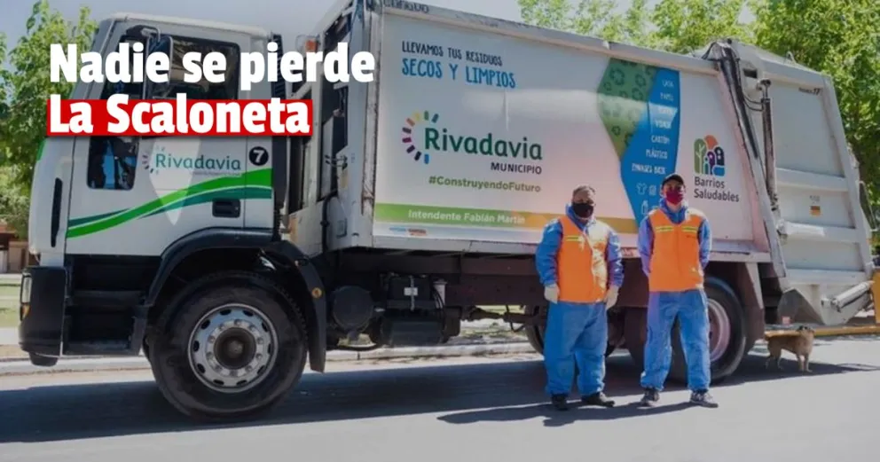 Rivadavia anunció que no habrá recolección de basura el domingo