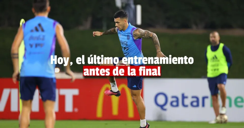 La última práctica de la Selección Argentina: Scaloni define el equipo para la final ante Francia