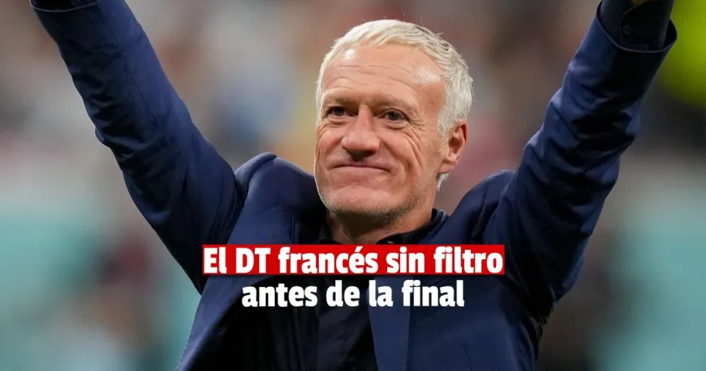 Deschamps, "Sé que incluso algunos franceses quieren que gane Argentina, pero vamos a esforzarnos para ganar"