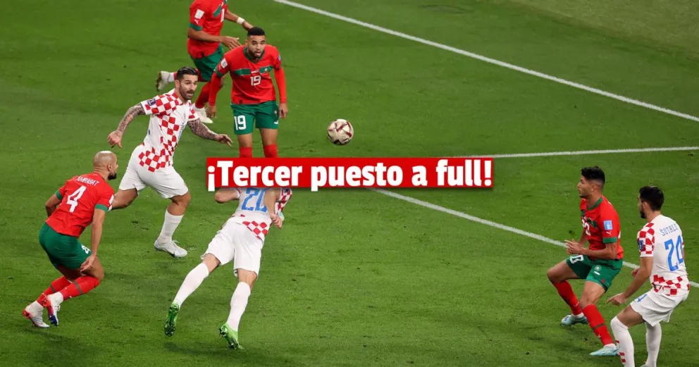 Croacia y Marruecos juegan por el tercer puesto de la Copa Mundial de la FIFA.