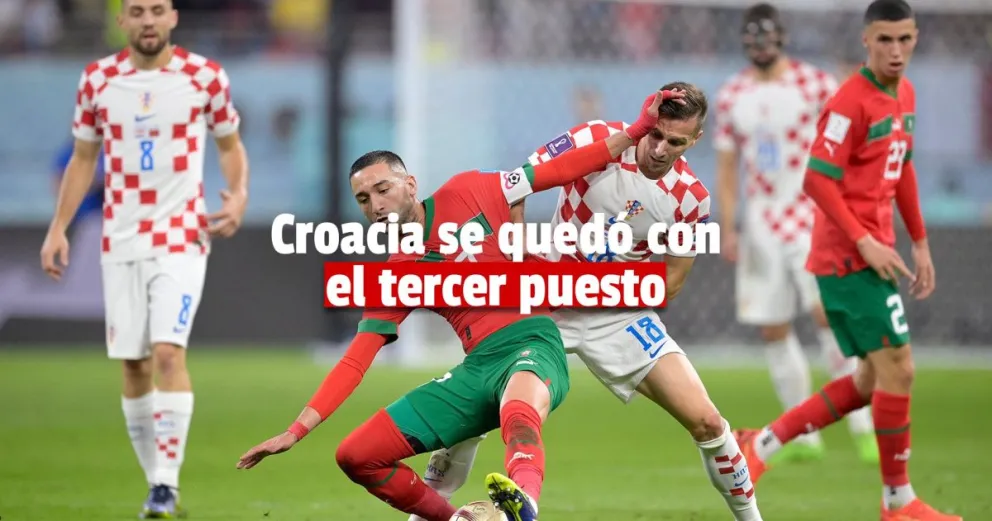 Croacia venció a Marruecos y se quedó con el tercer puesto del Mundial de Qatar 2022