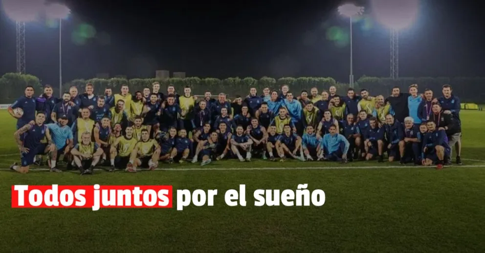 Todos juntos: el emotivo posteo de los jugadores de la Selección a horas de la final