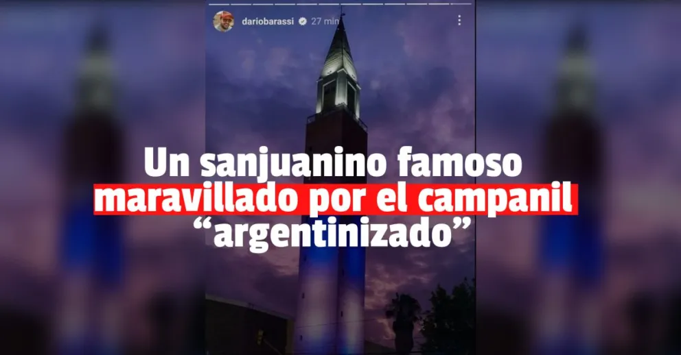 Barassi elogió el aspecto "mundialista" del campanil de la Catedral