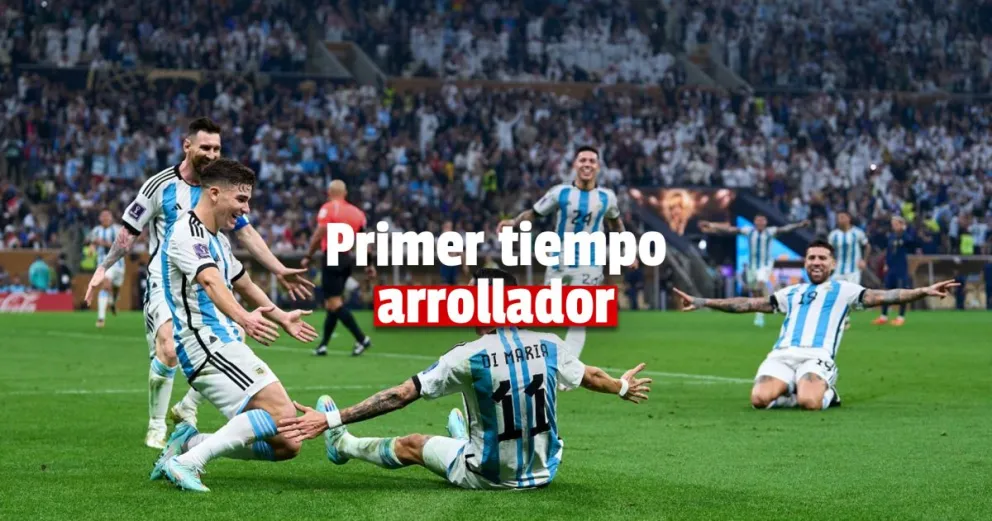 Una Argentina muy superior en la primera parte