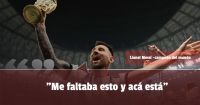 Messi anunció que jugará algunos partidos en la Selección después de ganar el Mundial