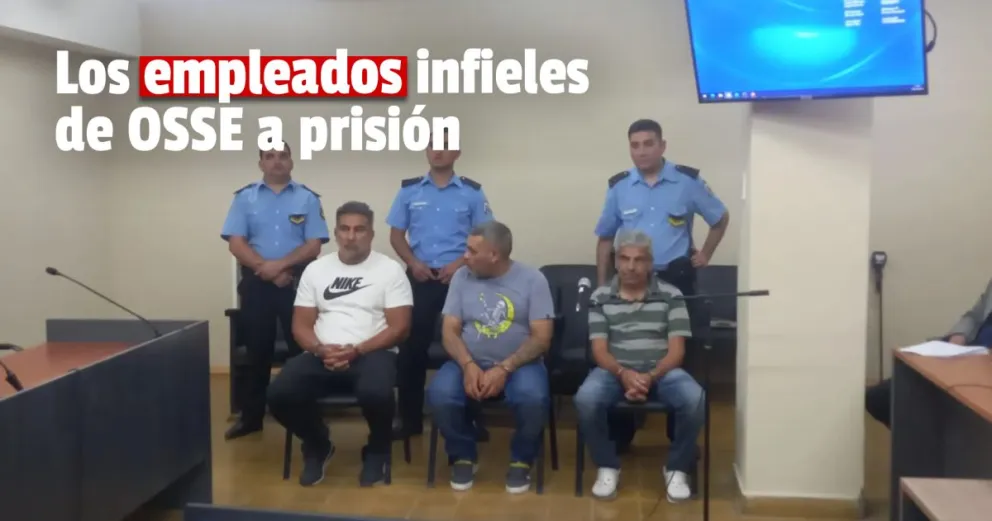 Prisión preventiva para los tres exempleados de OSSE acusados de adulterar el agua