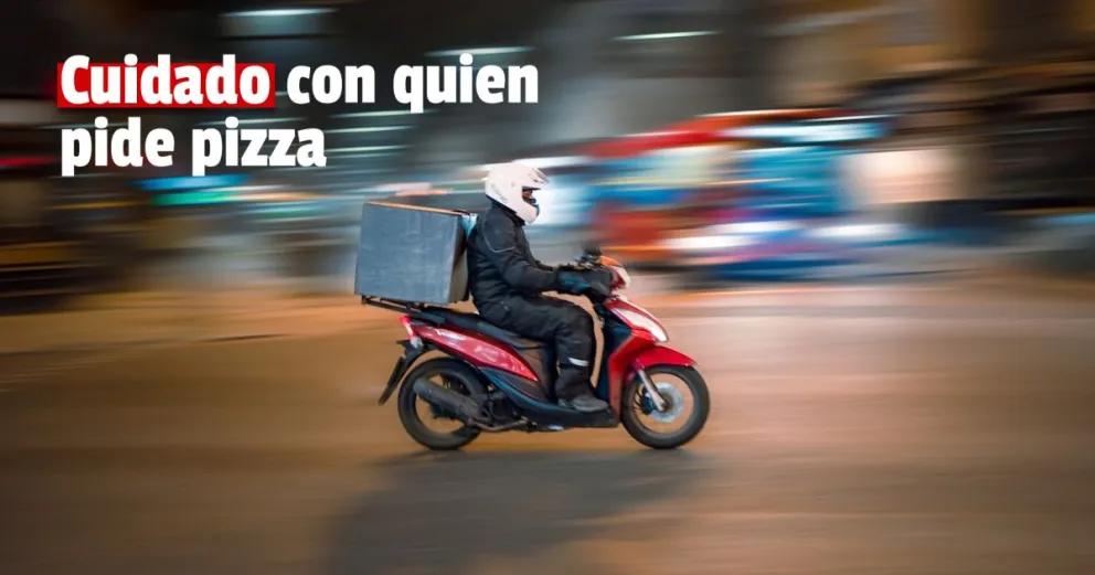 Un delivery y su peor pesadilla: llevaba pizza pero lo asaltaron tres ladrones armados 