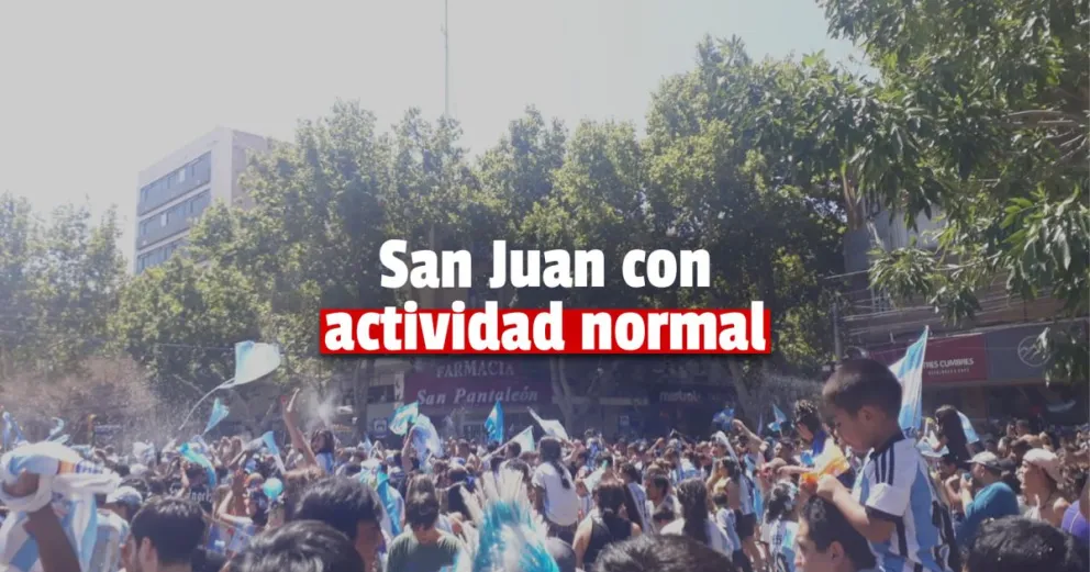 San Juan no adhiere al feriado nacional de este martes 20