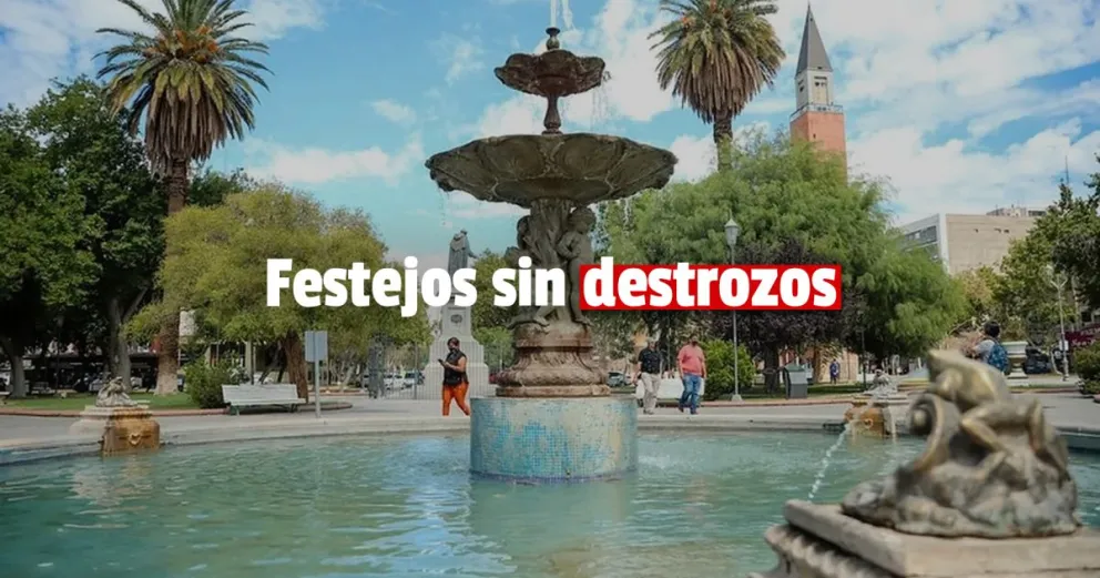 Los festejos del Mundial no ocasionaron grandes daños en la Plaza 25 de Mayo