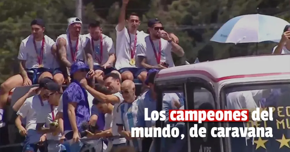 Arrancó la caravana de los Campeones del Mundo: seguila en vivo por 0264 