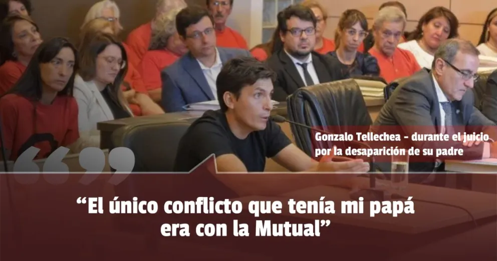 Juicio Caso Tellechea: declaró Gonzalo y se quebró en su testimonio
