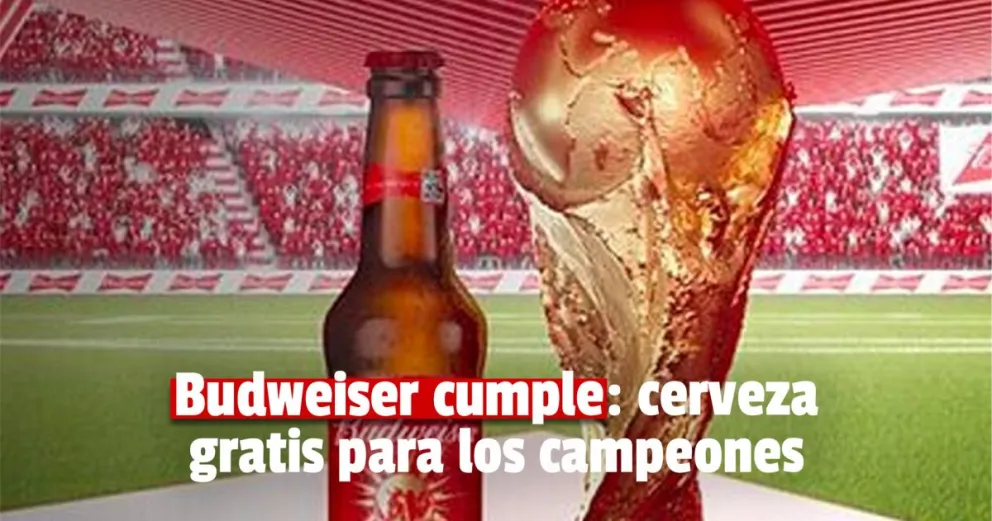 Budweiser promete y cumple