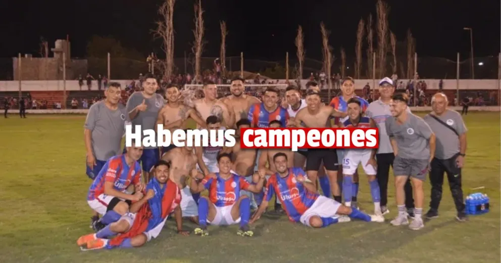 San Lorenzo se consagró campeón oficial de la Liga Sanjuanina de Fútbol