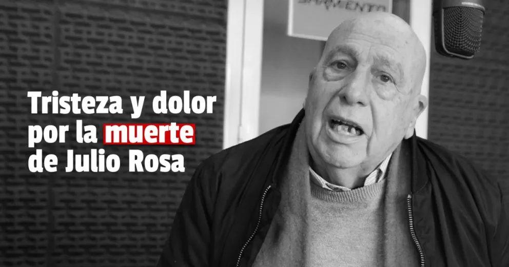 Tristeza por la muerte repentina del dirigente Julio Roberto Rosa 