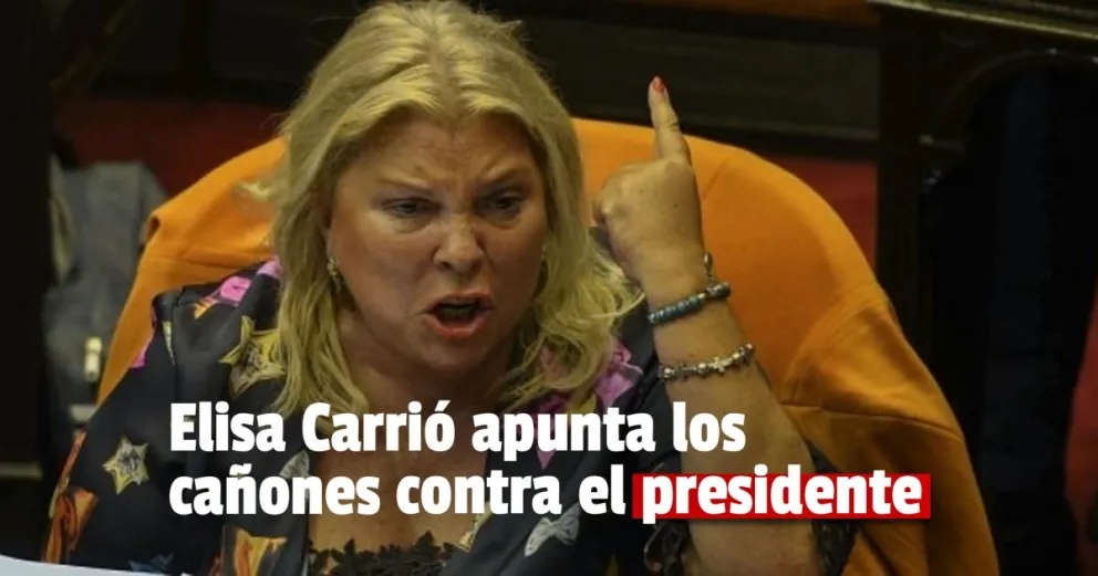 Elisa Carrió decidió denunciar al Presidente por no acatar el fallo de la Corte Suprema