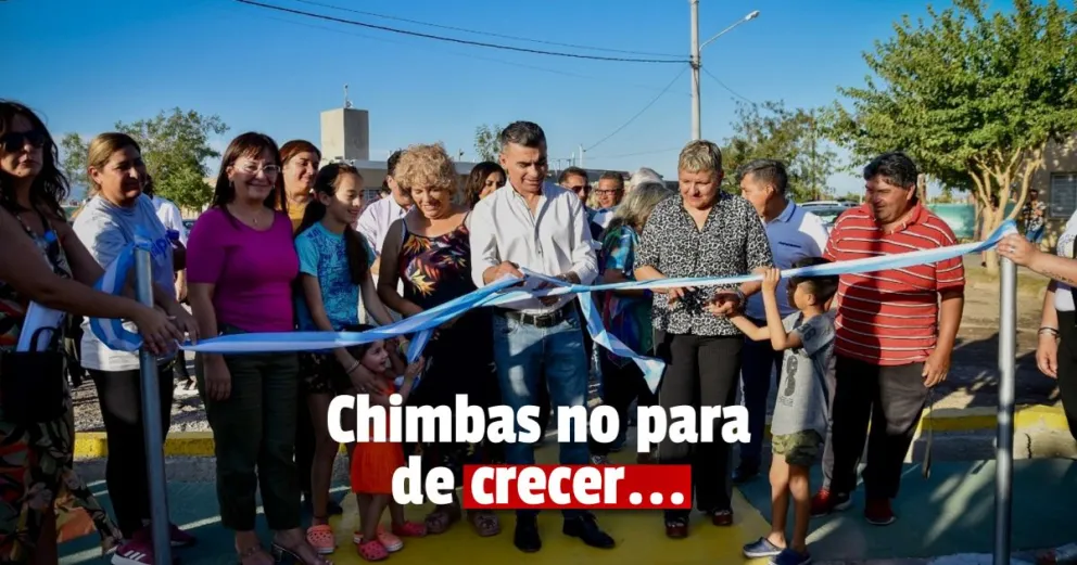 Chimbas: continúan las inauguraciones 