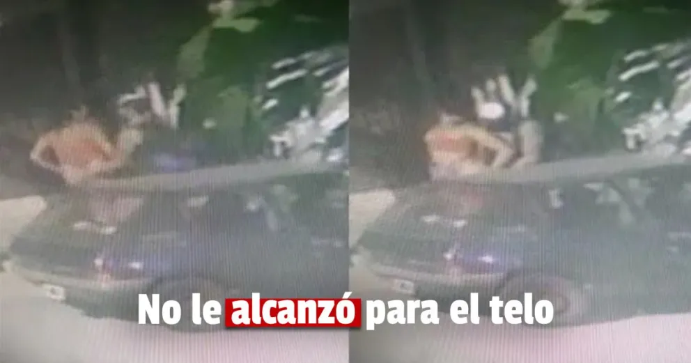 Los filmaron teniendo sexo a metros de la Avenida Libertador