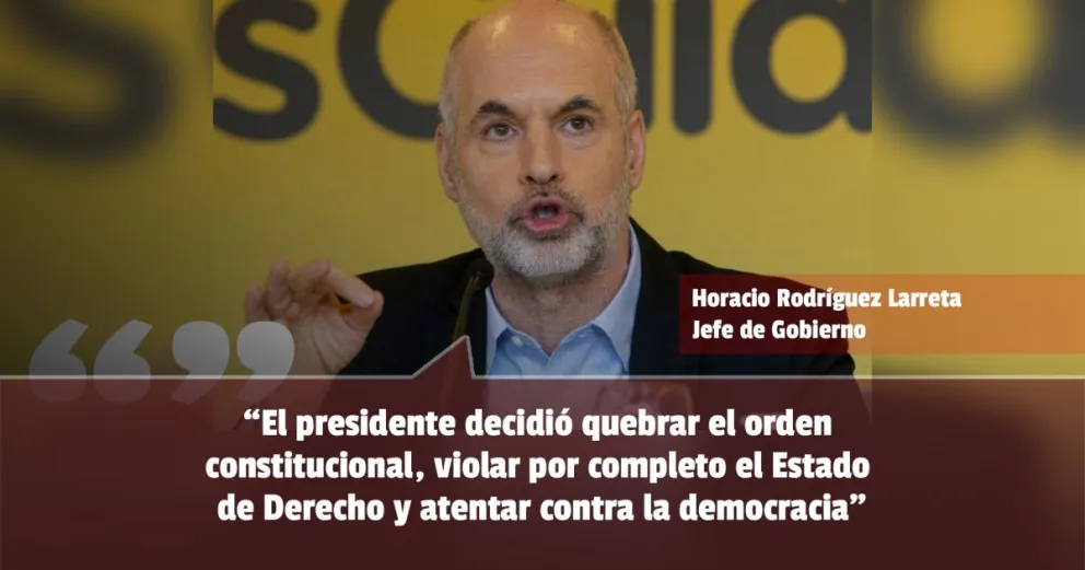 Larreta criticó al presidente por no acatar el fallo de coparticipación 
