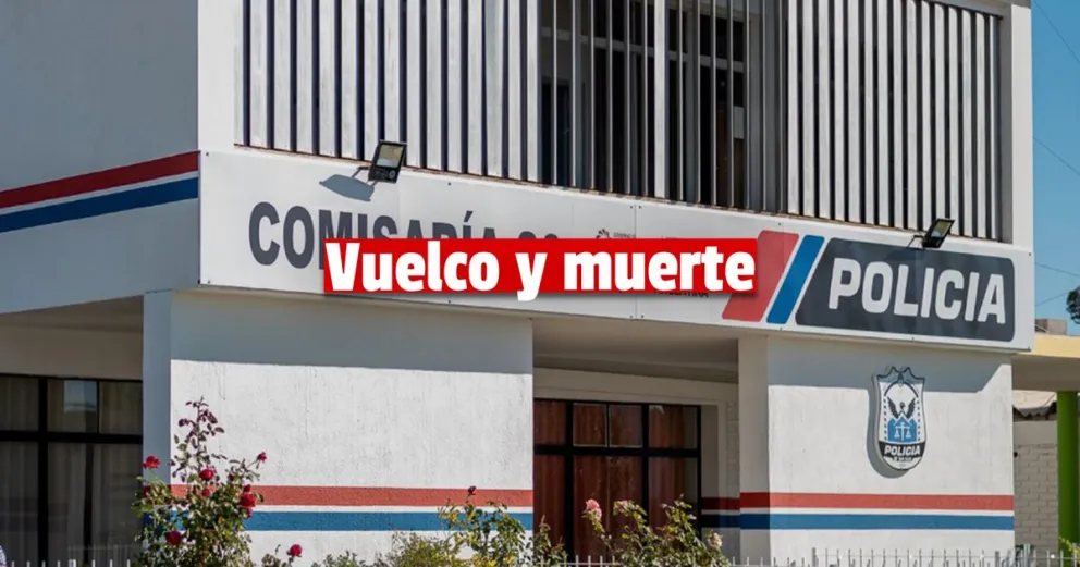 Un hombre murió tras volcar en Angaco 
