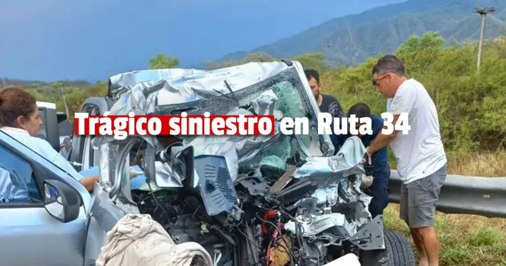Una pareja falleció en Ruta 34 cuando viajaba a Jujuy 