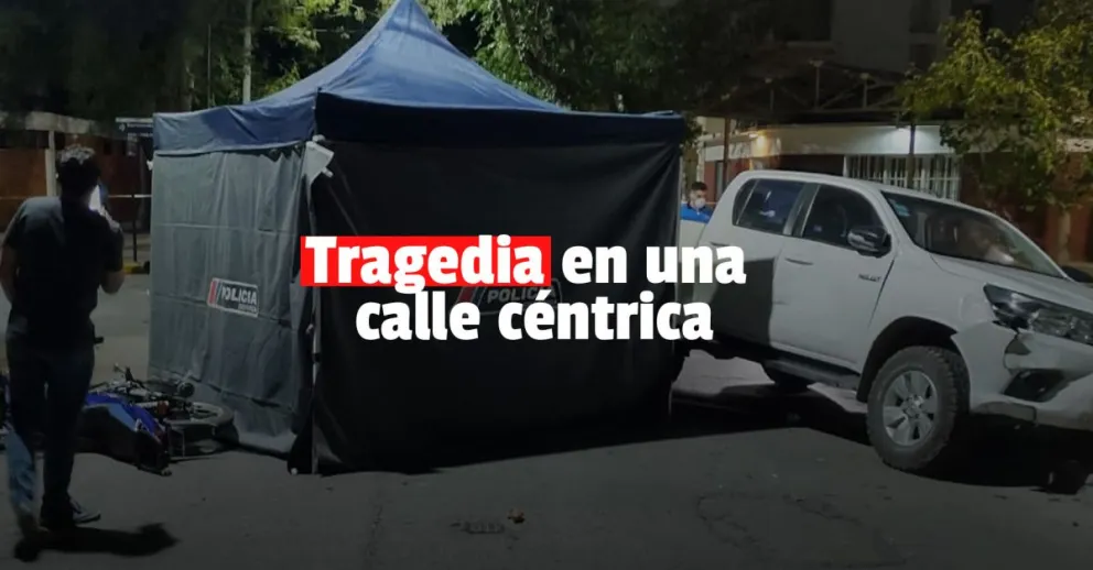 Un motociclista perdió la vida tras chocar con una camioneta
