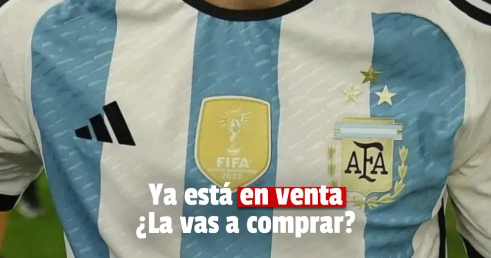 Adidas ya sacó la nueva camiseta de la Selección Argentina y su precio podría ser arriba de los 17 mil pesos 