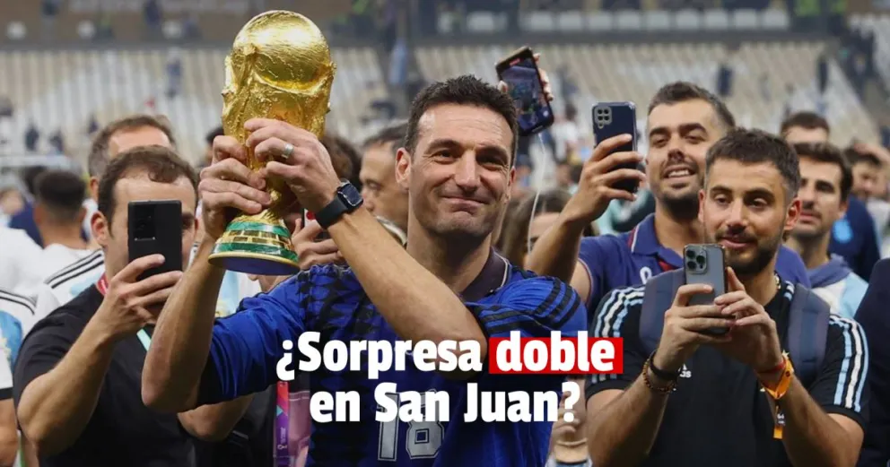 ¿Llega a San Juan campeón del mundo junto con Chiqui Tapia?