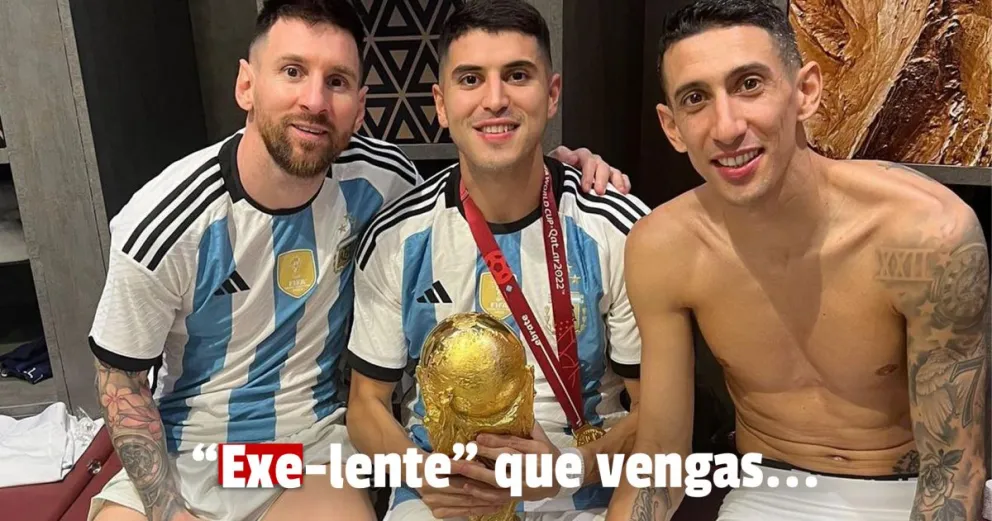 Exequiel Palacios el campeón del mundo que llegará a San Juan para los festejos