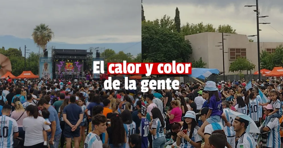 Parque de Mayo: cerca de 60.000 personas esperan la Copa de Mundo