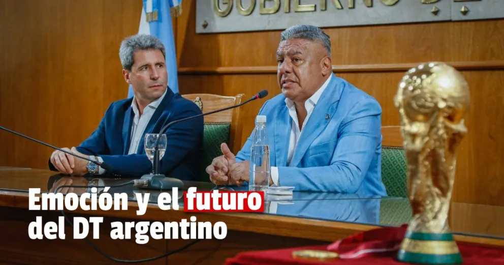 Chiqui Tapia habló en San Juan del futuro de Scaloni en la selección argentina