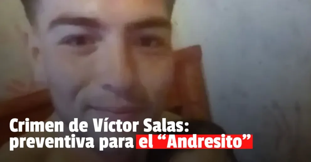 Prisión preventiva para el tercer imputado en el crimen de Víctor Salas