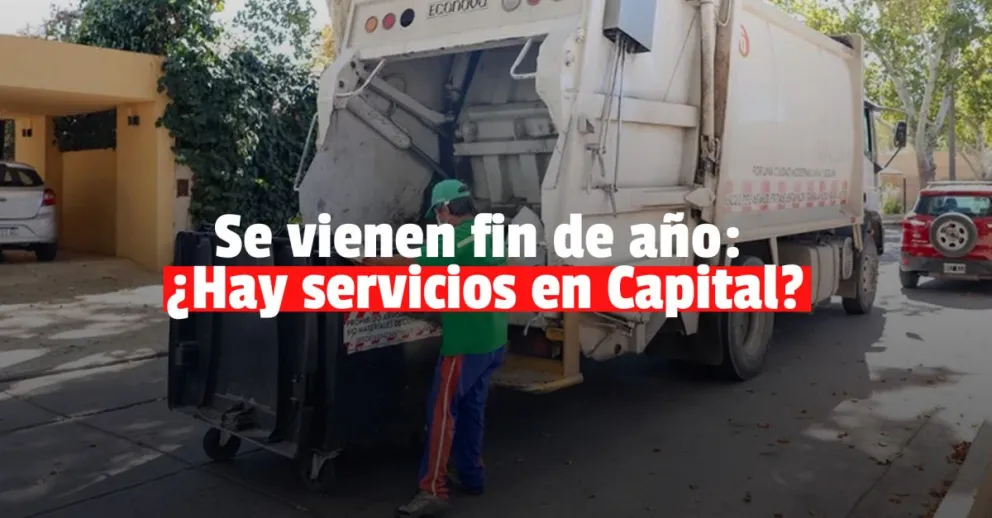 ¿Cómo funcionarán los servicios en Capital durante el fin de año? 