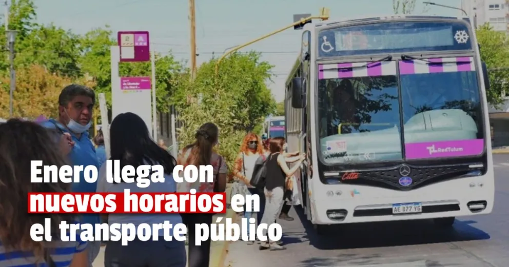 Red Tulum: en enero comienzan las vacaciones y los nuevos horarios