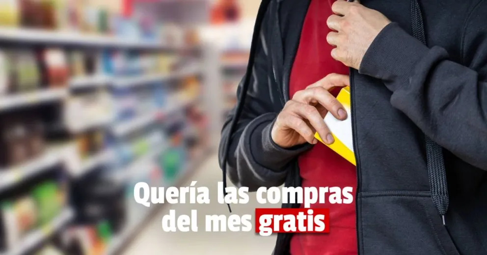Detuvieron a un hombre por robar diferentes elementos de un supermercado 