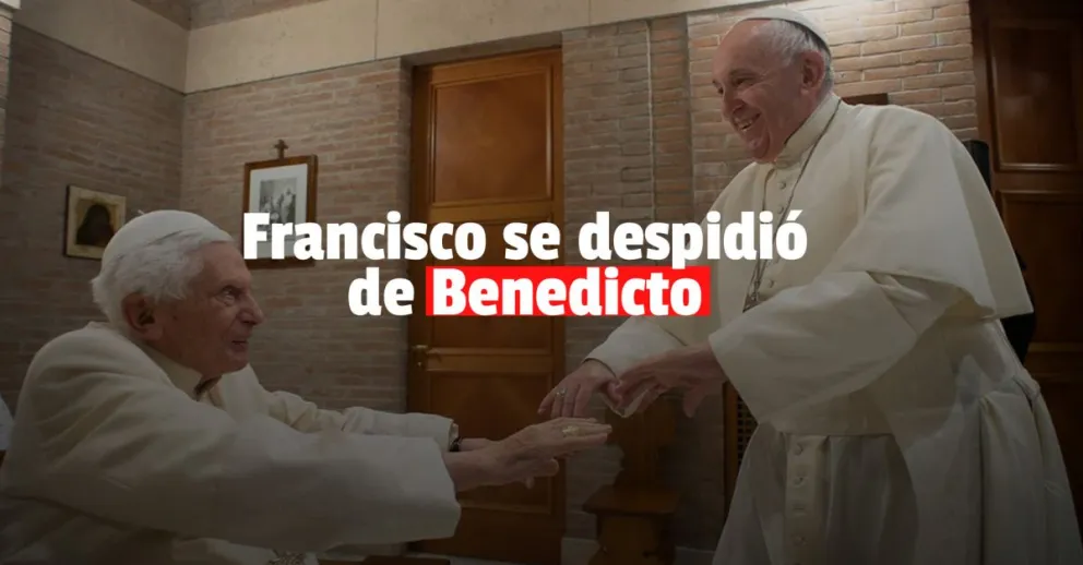 Francisco recordó a Benedicto XVI:  “Solo Dios conoce el valor y la fuerza de su intercesión"