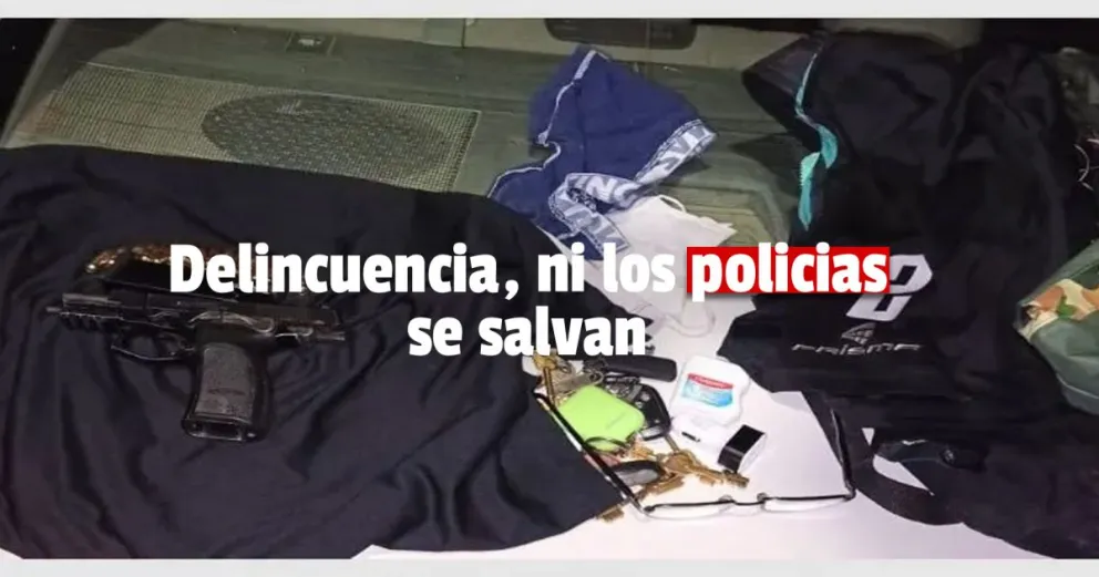 Dos jóvenes fueron detenidos por robar pertenencias de policías 