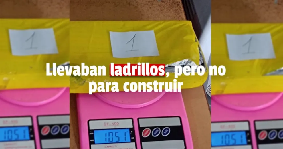 Dos mujeres quedaron detenidas por transportar cocaína con una menor 