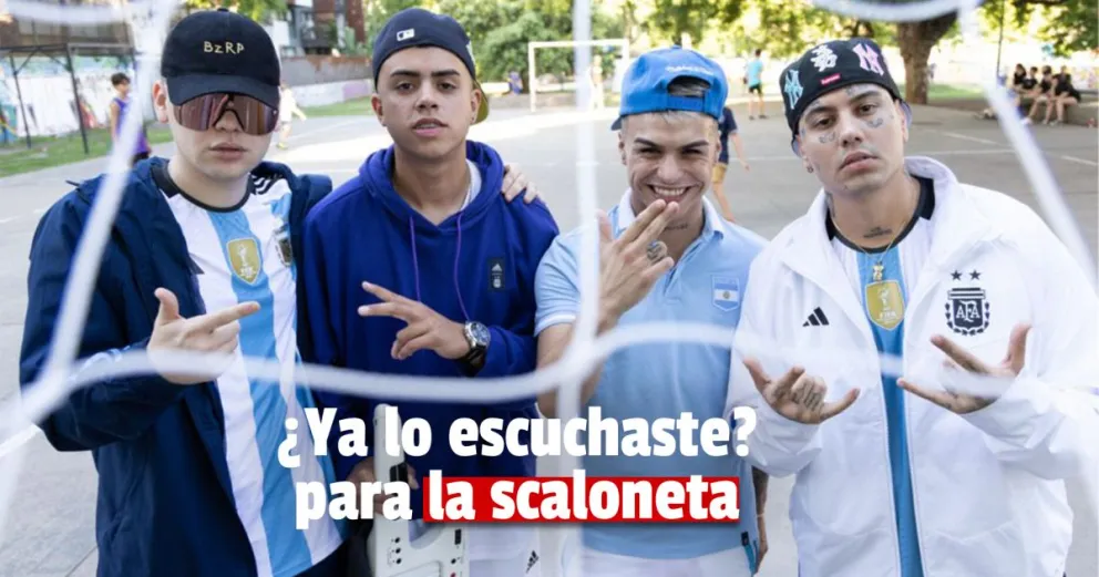 Bizarrap y el Duki en una nueva canción para la scaloneta