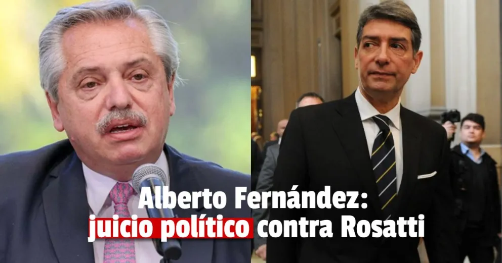 Alberto Fernández va contra el presidente de la corte suprema, Horacio Rossati