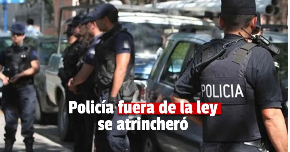 Policía se atrincheró en su domicilio para no ser detenido