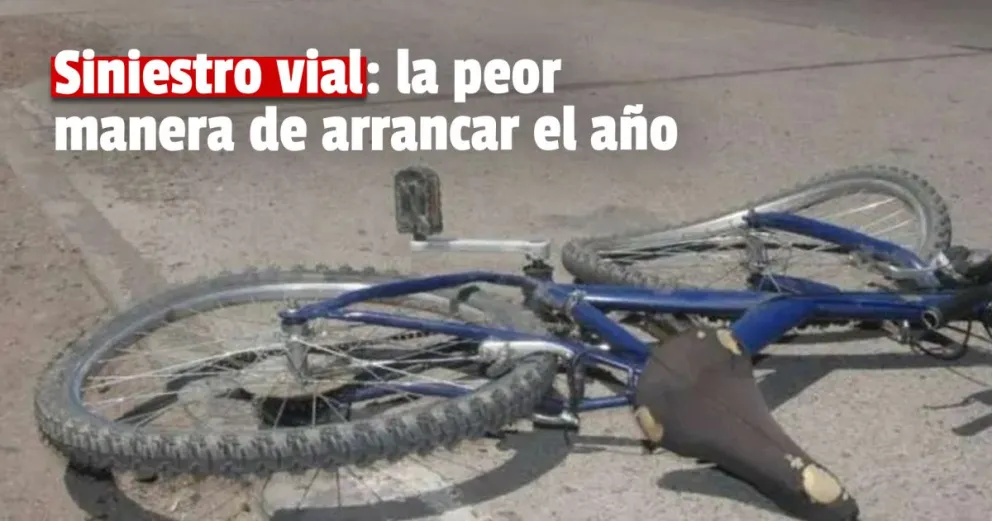 Caucete: un ciclista murió al ser embestido de atrás por un auto